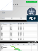 IC Project Timeline Template 10689 - PowerPoint