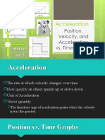 Acceleration and Graphing Motion