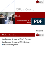 Microsoft Official Course: Implementing Advanced Network Services