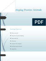 Developing Positive Attitude