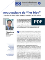 Géopolitique de “l’or bleu” - Note d’analyse géopolitique n°23