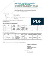 Surat Pernyataan Perubahan Data Pokok Pondok Pesantren 2021