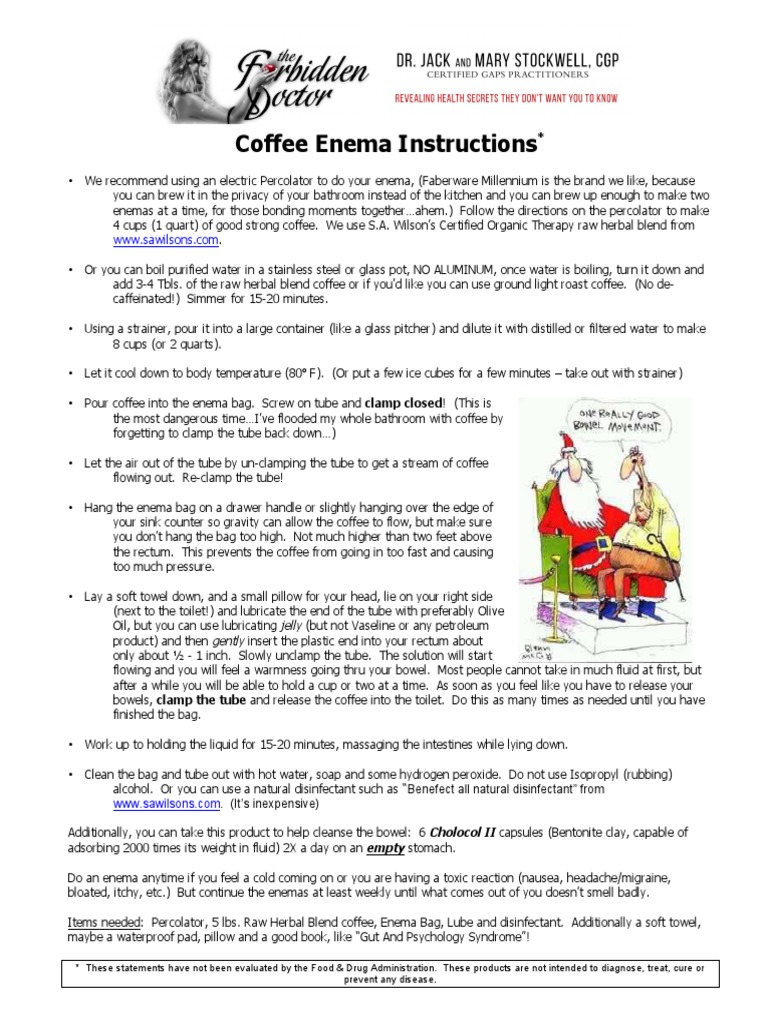 A Guide to Performing Safe and Effective Coffee Enemas for Detoxification and Constipation