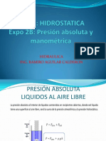 Expo 2b Presion Absoluta y Manometrica