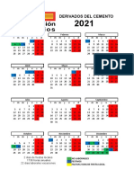 Derivados Del Cemento: 2 Dias de Fiestas Locales 1736 Horas Anuales 22 Dias Laborales Vacaciones