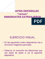 EMIGRANTES Vs INMIGRANTES