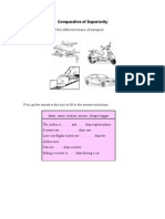 Comparatives and Superlatives