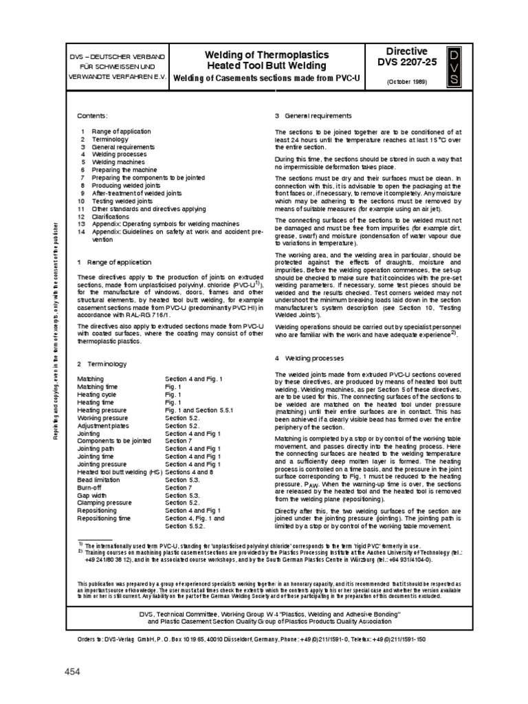 DVS 2207 25 Eng | PDF | Construction | Welding