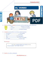 El Verbo y Los Tiempos Verbales para Tercer Grado de Primaria