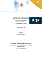 Fase 3 – Identificar Las Causas Del Problema- Grupo 155