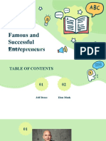 Famous and Successful Entrepreneurs: Group 3