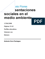 Representaciones Sociales en El Medio Ambiente