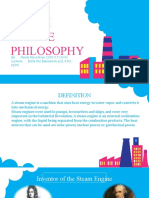 Steam Engine Philosophy: By: Nanda Siti Alwiya (200111512014) Lecturer: Rifda Nur Hikmawati Arif, S.PD., M.PD