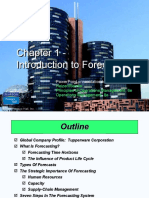Chapter 1 - Introduction To Forecasting: Powerpoint Presentation To Accompany