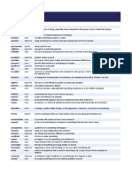 Word List: BIO - CH6: Noun Noun Verb Verb Adjective