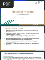 National Income (Notes) IMBA