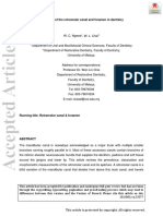 The Clinical Significance of The Retromolar Canal and Foramen in Dentistry