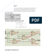 What Is A Full Adder?: Block Diagram