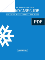 Use and Care Guide: Pro 48 Refrigeration