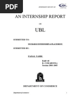 Faisal Report Ubl