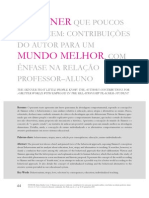 Skinner: O Que Poucos Conhecem: Contribuições Do Autor para Um, Com Ênfase Na Relação Professor-Aluno