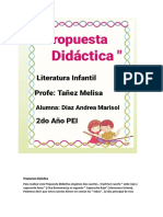 Propuesta Didáctica Lit. Infantil