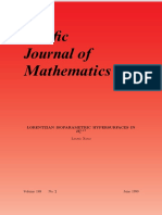 1.1.45 Lorentzian Isoparametric Hypersurfaces in H - (n+1) Xiao