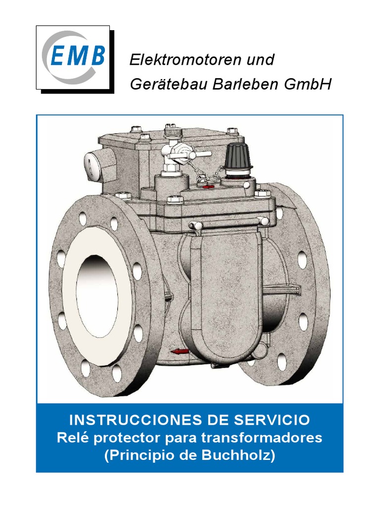 Operating Instructions Buchholz Relay ES PDF Relé Tornillo