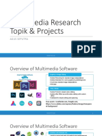 Multimedia Research Topik & Projects: Agus Seputra