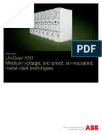 Unigear 550: Medium Voltage, Arc-Proof, Air-Insulated, Metal-Clad Switchgear