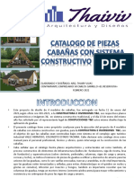 CATALOGO DE PIEZAS DE CABAÑAS CON SISTEMA CONSTRUCTIVO DE GUADUA