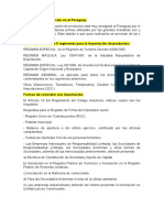 Importaciones Paraguay Regímenes Requisitos