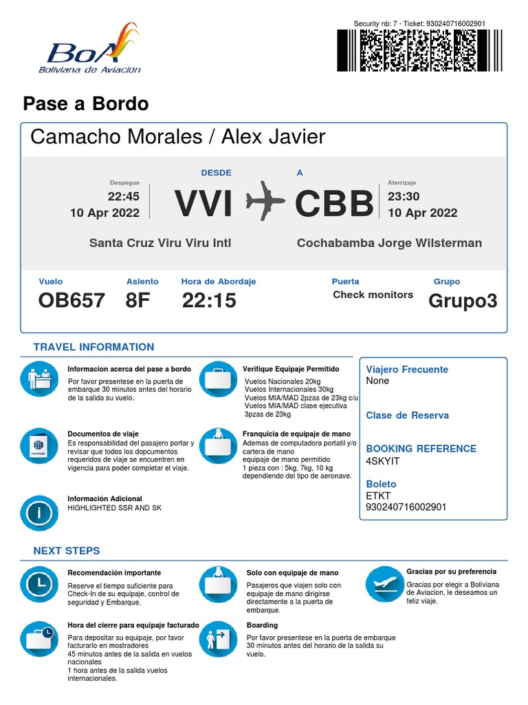 BoardingPass PDF