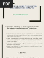 La Dignidad y Los Derechos Humanos