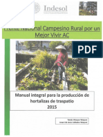 Manual Integral para la Producción de Hortalizas de Traspatio