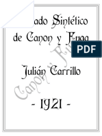 Carrillo - Tratado Sintetico de Canon y Fuga [OCR]
