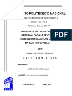 Propuesta de un vertedor adicional para la central Hidroeléctrica Adolfo López Mateos, el infiernillo