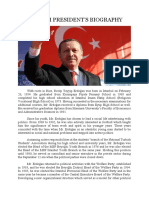 Turkish President'S Biography