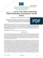 Speed Control of A DC Motor Using Pulse Width Modulation, Potentiometer and IR Sensor