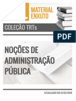 Noções de Administração Pública TRT-9