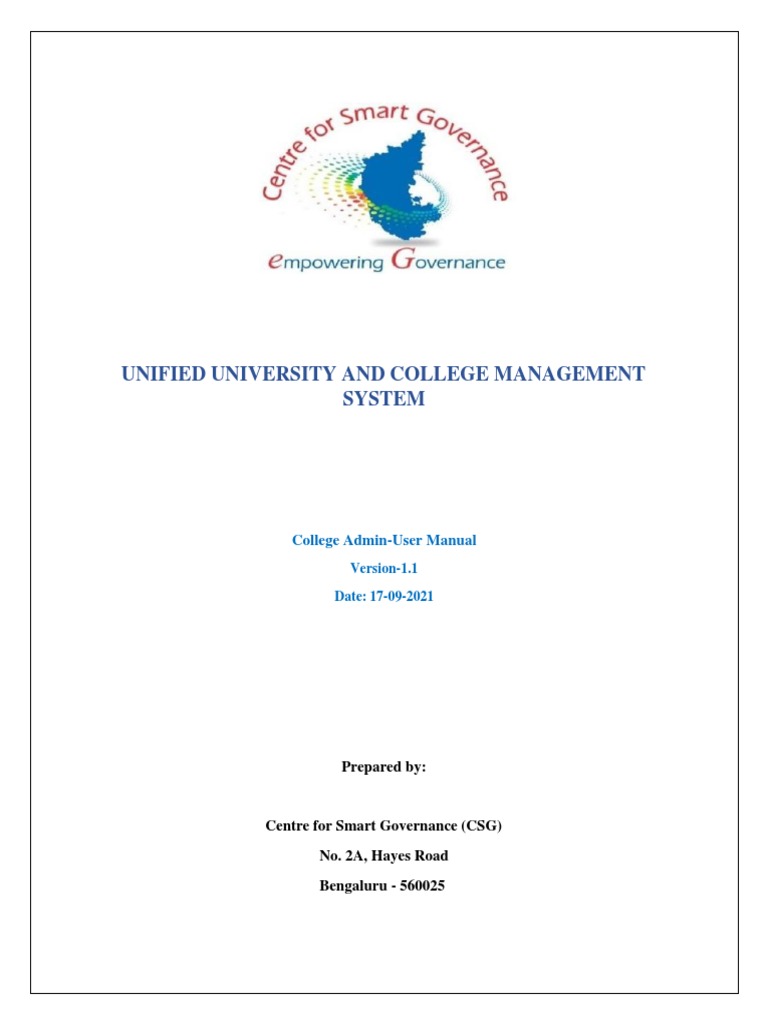Unified University And College Management System