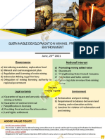 Sustainable Development On Mining, Processing, and Environment