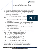 Hydrodynamics Assignment Help: © 2022 All Rights Reserved - Mechanical Assignment Experts