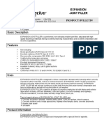 Basic Description: Expansion Joint Filler