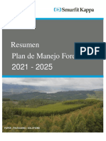 Resumen Plan de Manejo Forestal 2021 - 2025