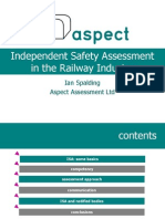 Independent Safety Assessment in The Railway Industry: Ian Spalding Aspect Assessment LTD