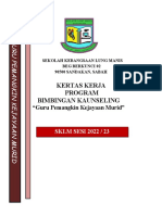 Kertas Kerja BK Program Guru Penyayang 2022-2023