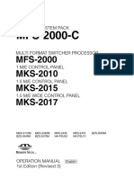 Sony MFS-2000 Operation Manual