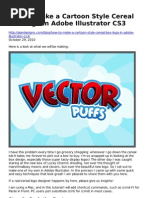 Download Alandesignscom-How to Make a Cartoon Style Cereal Box Logo in Adobe Illustrator CS3-1875802 by Michael Garrett SN57012175 doc pdf