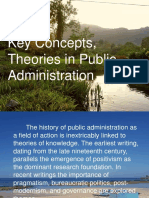 Key Concept and Theories in Public Administration